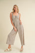 Aemi + Co Floral Sweetheart Neck Wide Leg Jumpsuit - Odaingerous